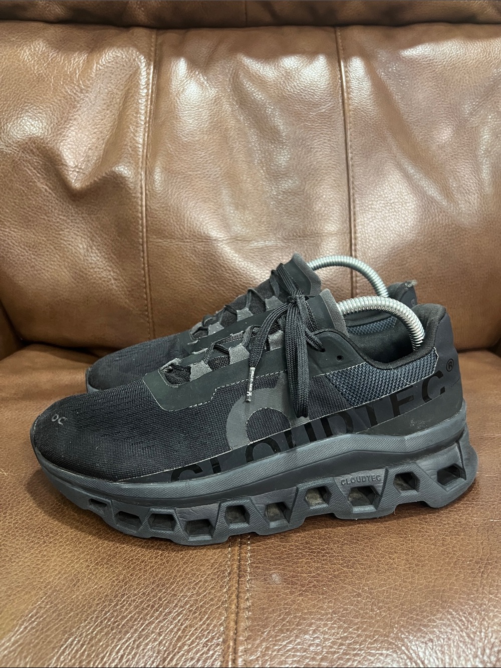 On Running Cloudmonster Men’s Black Cloudtec Sneakers